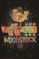 Woodstock Splash Color Poster